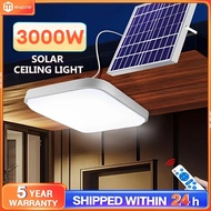 Solar Light Indoor 3000W LED Solar Light Ceiling Bedroom Lamp lampu solar lampu dalaman solar Lampu 