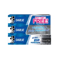 Darlie All Shiny White Whitening Toothpaste Charcoal Clean (3x140g)