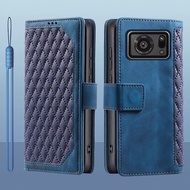 For Sharp Aquos R6 SH-51B Flip leather Card Holder Book Wallet stand Full Protection Case For Sharp 