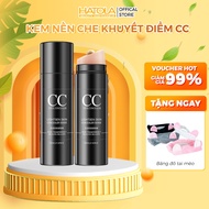 Hatola CC Concealer foundation brightens skin tone Stick Concealer with makeup foundation sponge