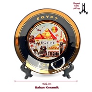 Ceramic Egypt Plate Display Souvenirs from Egypt