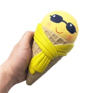 2018 hot sale Squash Anti-stress Toy Emoji Ice Cream Squishy Scented Squishy Slow Rising Squeeze Toy