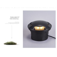 4 Side Outdoor Recessed Underground Lamp 3W Floor Landscape Lighting Waterporrf LED Garden Light Spo