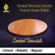 Round wood table, round wood table, round mahogany table leaves, Dm 95 & 100 cm