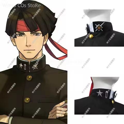 Gyakuten Saiban: Naruhodo Ryunosuke no Boken Kazuma Asogi Teito Yumei School Uniform Ace Attorney Da