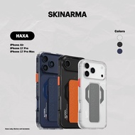 SKINARMA Haxa Mag-Charge Case with Grip Stand for iPhone Air(6.5'')/17 Pro(6.3'')/17 Pro Max(6.9'')-