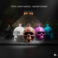 Aztec Death Whistle - Aztec Tribe Death Whistle With Inflatable Funnel