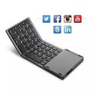 Wireless Keyboard Bluetooth Folding Keyboard Computer Office Ultra-thin Portable Keyboard Support Th
