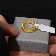 Cincin emas 916 Retro Copper Coin Ring gold 916