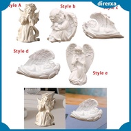 [Direrxa] Praying Angel Statue Resin Angel Figurine Hand Carved Angel Resin Figurine Ornament for Ho