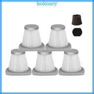 KOK 3 5Pack HEPA Filters Accessories for SC861 SC861A Handheld Vacuum Household