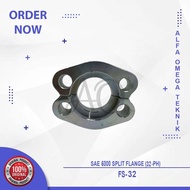 SAE SPLIT FLANGE 6000PSI HYDRAULIC HOSE FITTING CODE 62 CLAMPS FS-32