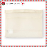 MUJI Nylon Mesh Bag-In-Bag Ivory for A4 Size, Dimensions: 37cm Width x 25cm Height x 3.5cm Bottom Gu