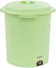 Fudogiken F2052 Trash Can Room Pail, Round, 3.8 gal (17 L), Diameter 12.8 x Height 14.4 inches (32.5