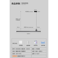 Lampu gantung restoran, kaunter bar aluminium minimalis, lampu gantung, pejabat, grafik geometri, me