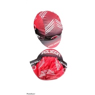 Dijual Cycling Cap Topi Sepeda Gowes POLYGON merah Baru Limited