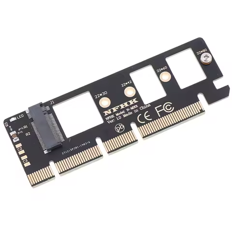 1PC NGFF M Key M.2 NVME AHCI SSD To PCI-E PCI Express 3.0 16x x4 Adapter Riser Card Converter For XP