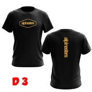 D3 BAJU MOTOR RIDE ALPAN DESIGN RACING SUPERBIKE RARE KAIN COTTON