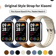 Suitable for Xiaomi Mi Band 9 Pro Wristband Redmi watch6 Genuine Leather Strap Original Same Style D