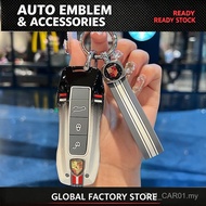 Shell La Merla Cayenne 911 Gradient Pa taycan Key macan Metal Keychain Porsche YBCO