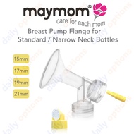 Maymom 21, 19, 17, 15 mm Breast Pump Flange for SpeCtra Breast Pumps S1, S2, M1, 9 Standard Neck