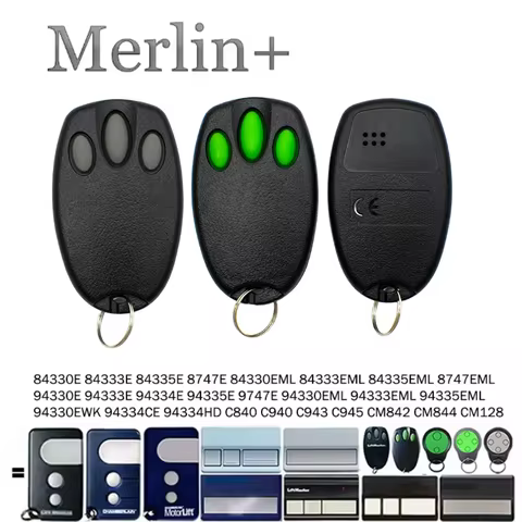 For Chamberlain Motorlift Liftmaster 94335E 1A5639-7 433.92MHz MERLIN C945 Garage Door Opener 84335E