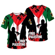 PALESTINE X MALAYSIA We Are Palestine Free Palestine Full Sublimation Jersey Summer New Design 3D Pr