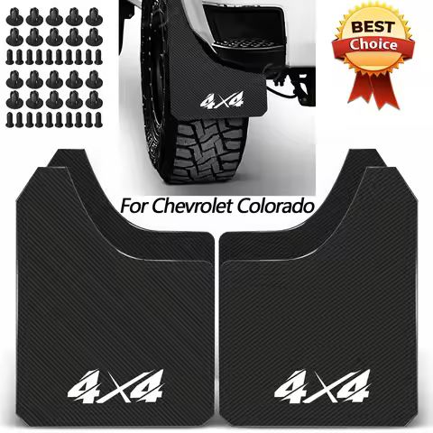 4x4 Carbon Fiber Mud Flaps Mudflap Splash Guard For Chevrolet Colorado LT Z71 ZR2 GMC Canyon Holden 