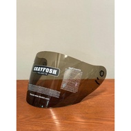 XDOT G528 B-Series Helmet Visor Tinted Rainbow Revo Red JF3 Visor J-Force