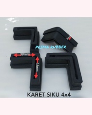 10pcs KARET ALAS BESI SIKU 4x4 ||KARET ALAS MEJA RAK KURSI