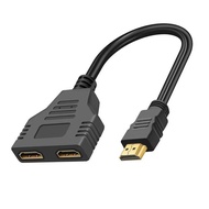 HDMI 1 to 2 convertor cable HDMI Repeater cable HDMI Mirror HDMI one male two female HDMI splitter