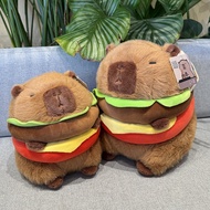 卡皮巴拉玩偶 卡皮巴拉娃娃 capybara plushie capybara plush capybara doll Capibala Capybara Burger Doll Mouse