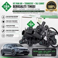 INA WATER PUMP THERMOSTAT BELT KIT VW GOLF VII MK7 POLO CADDY JETTA AUDI A1 A3 EA211 04E121600AD