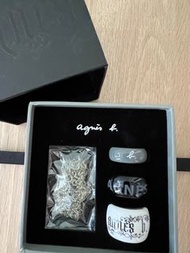 Agnes b 絕版 陶瓷戒指頸鏈