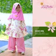 Labella Children's Culottes Set Ages 3-9 Years cream mix pink