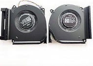 Fleshy Leaf Replacement CPU+GPU Cooling Fan for Asus G713PV G713PU G713PI 12V 0.6A Series 13NR0C50P0