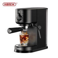 HiBREW H5B Coffee Machine With Milk Frother 15Bar Semi-Automatic Espresso Maker American Household  