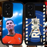 Black Casing for OPPO A60 A98 A38 A78 A17K A18 A17 A58 5G H120 CR7 Ronaldo