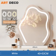 Makeup Mirror With LED Light Vanity Mirror High-Definition Cloud Shape makeup mirror Cermin Meja Sol