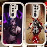 H92 Fortnite White Casing for OPPO Reno 2Z A83 A5 A9 A37 F11 2F A39 2020 Pro
