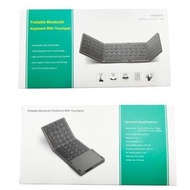 Foldable Wireless Bluetooth Keyboard 3 Layers With Touchpad, Folding Keyboard B033