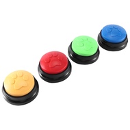 4PCS Squeeze Sound Box Recordable Talking Button Cat Voice Recorder Talking Toy for Pet Training Too