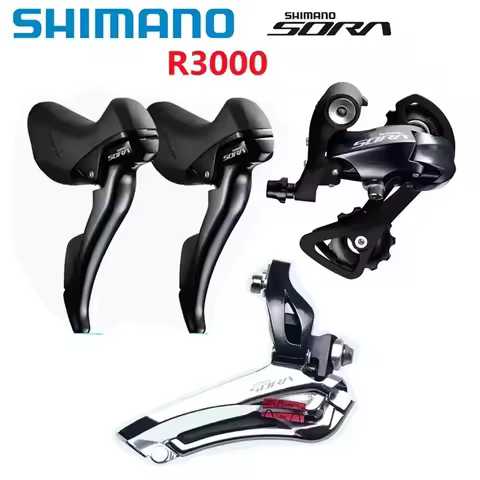 SHIMANO SORA R3000 Derailleurs ROAD Bicycle 2x9 Speed SL/ST R3000 + FD R3000 Front Derailleur + Rear