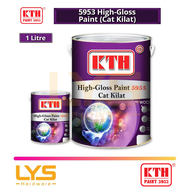 [LYShardware][KTH] High Gloss Paint (9102 WHITE) (9103 BLACK) - Solvent Based - Paint For Wood &amp; Metal | Cat Minyak Untuk Besi &amp; Kayu - Cat Kilat Putih / Hitam
