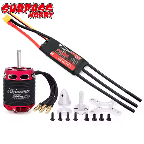 Surpass Hobby C4240/ C4250/ C4260 V2 Outrunner Brushless Motor Flier 60A/80A 2-6S 32-bit Brushless E
