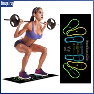 Squat Training Mat Squat Step Positions Knee Pad Leg Hip Muscle Targeting Kettlebell Weightlifting F