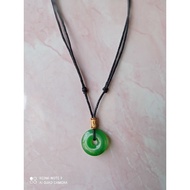 Melamine Jade Pendant Rope Necklace Imitation Jade Necklace