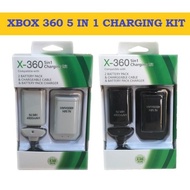 Xbox 360 5 in 1 battery pack charging charger kit for Xbox 360 controller