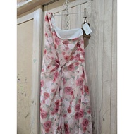 Chiffon Evening Dress Bust 32 Length 49 Inches