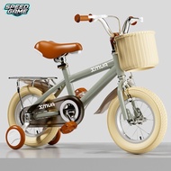 Adjustable Bicycle Carbon Steel Bike British Retro Children 2-10 Years Old